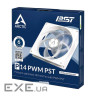 Вентилятор ARCTIC P14 PWM PST White/Transparent (ACFAN00221A)