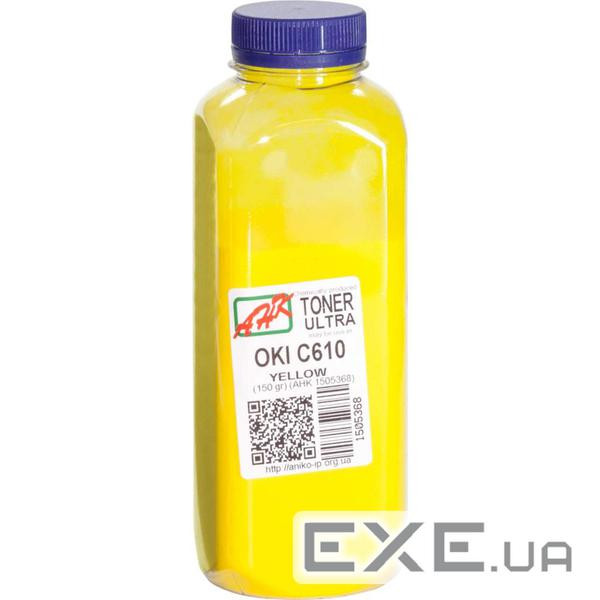 Тонер OKI C610 , 150г Yellow ULTRA COLOR AHK (1505368)
