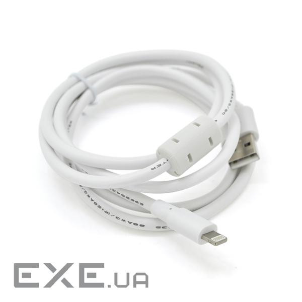 Кабель HIGH SPEED USB c ФІЛЬТРОМ для Iphone 5 / 6 - Ipad 4 білий 1.5M BOX (YT-CHS-LW 1,5м) )
