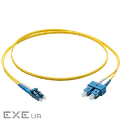 ВО патч-корд, LC/UPC-SC/UPC, 2.0мм, (OS2), Duplex, LSZH, 2м , Corning (F047202G5Z20002M)