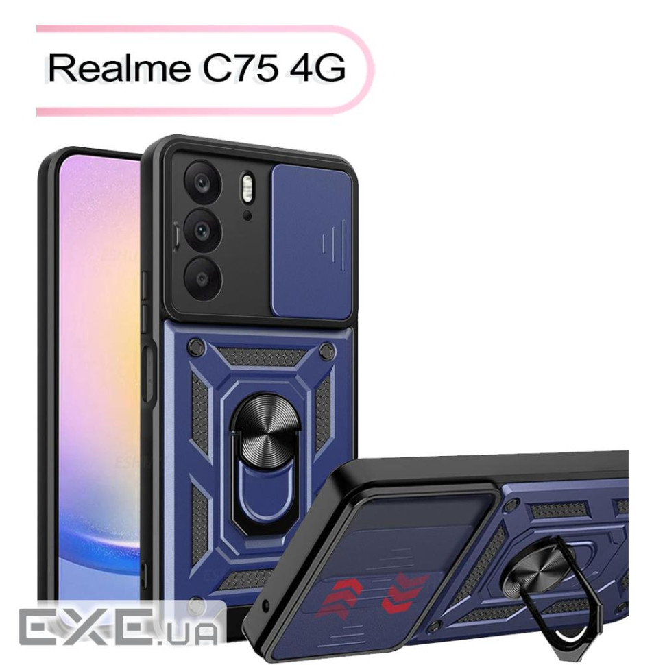 Чохол до мобільного телефона BeCover Military Realme C75 4G Blue (713540)