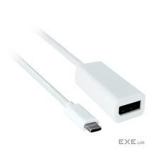 Конвертор монітора Lucom USB-C-DisplayPort M/F (DP-alt-Mode) 0.1m 4K@60Hz 2160p (78.01.9002-40)