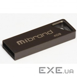 Flash drive MIBRAND Stingray 4GB Gray (MI2.0/ST4U5G)