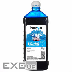 Чорнило Barva Epson 103 1л CYAN (E103-700)