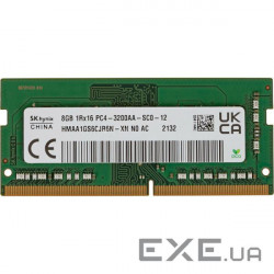 Модуль пам'яті HYNIX SO-DIMM DDR4 3200MHz 8GB (HMAA1GS6CJR6N-XN)