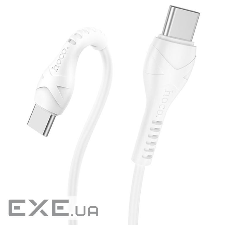 Кабель Hoco X37, Type-C-Type-C, 60W, White, довжина 1м , BOX (Hoco X37TT)