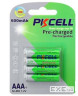 Акумулятор PKCELL 1.2V AA 600mAh NiMH Already Charged, 4 штуки в блістері ціна за бліс (9321 4шт )