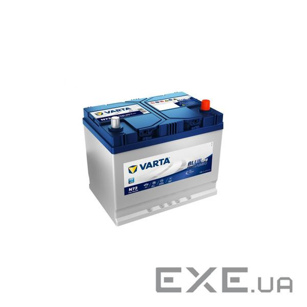 Акумулятор автомобільний Varta 72Ач Blue Dynamic EFB АЗИЯ N72 (572501076)