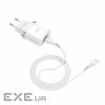Зарядний пристрій HOCO C12Q Smart QC3.0 charger set(Micro) White (6931474716286)