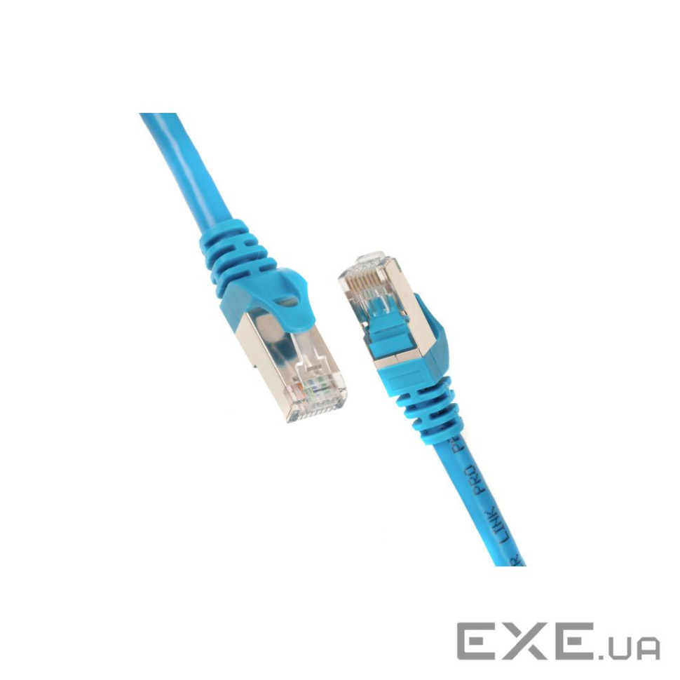Патч-корд 2E Cat 6, S-FTP екран обплетена фольга, RJ45, 4Х 2 27AWG ,7/0.14 Cu, 1 (2E-PC6SFTPCOP-100BL)