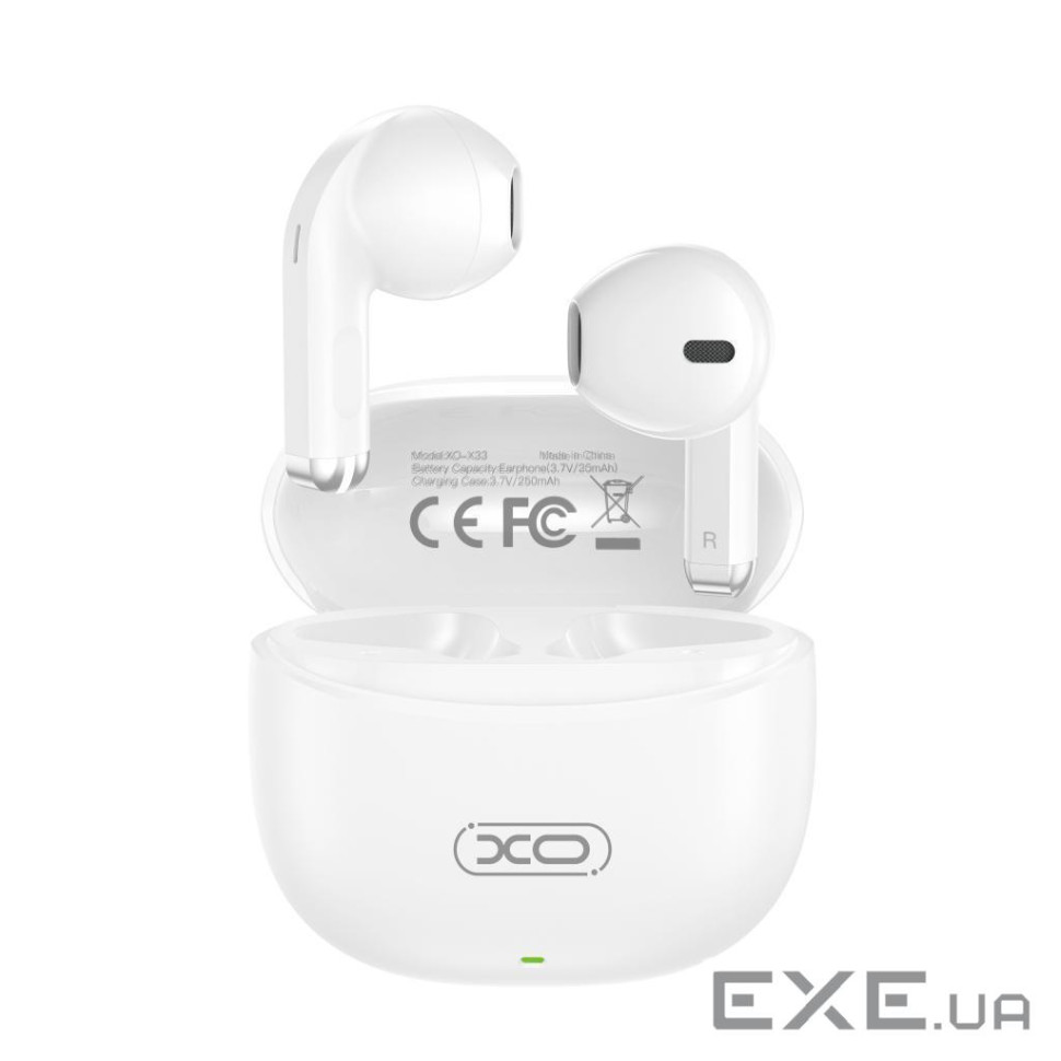 Навушники XO X33 White (XO-X33-WH)