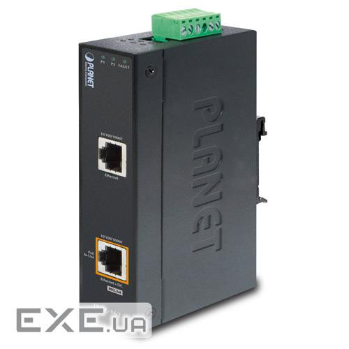 IP30, Industrial 802.3at (30W) High Power PoE Injector (-40 to 75 C) (IPOE-162)