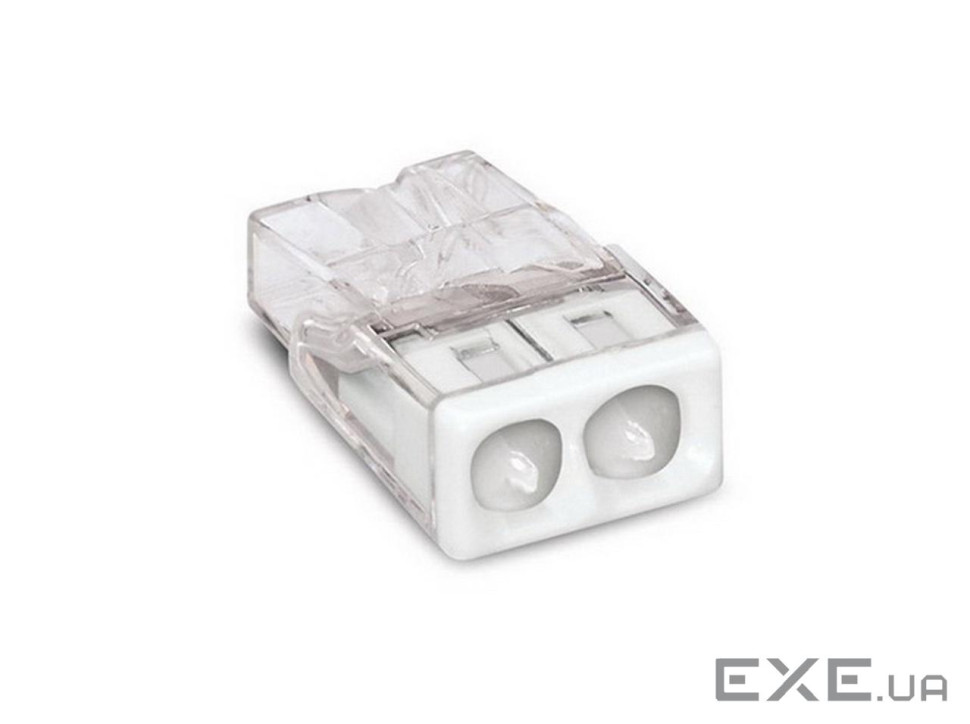 Клемний блок 2х1...2.5мм2, для однопров.проводн.мідь/алюміній (с гелем), WAGO (2273-242) ), WAGO (2273-242)