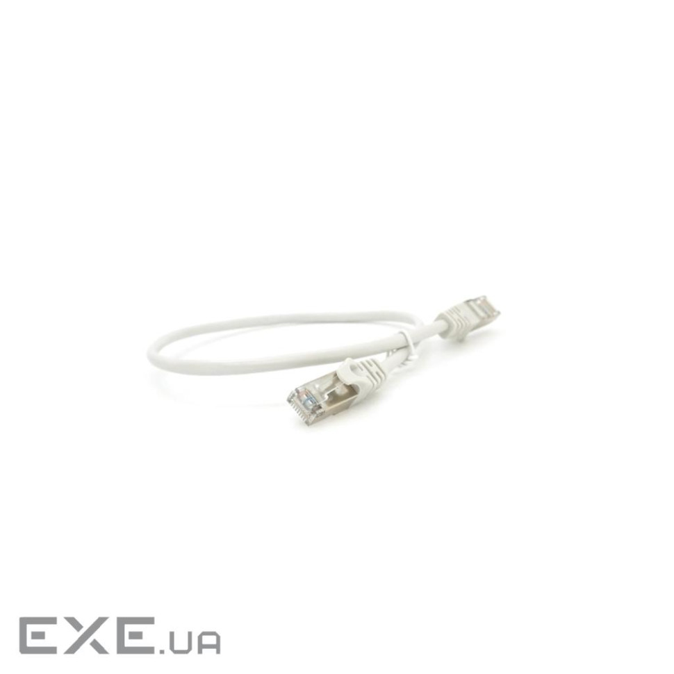 Патч-корд литої MERLION, FTP, RJ45, Cat.5e, 0.5m, сірий, CU, Q200 (PCM-CU-5E / 0.5G)