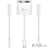 Багатопортовий мультиадаптер J5create JCA152-N, USB-C 2-в-1 білий