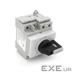 Поворотний вимикач зовнішнього монтажу HGN4-L1-25, DC1000V, 25A, 2P, IP66, Grey (YT-HGN4-L1-25) HGN4-L1-25, DC1000V, 25A