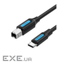 Кабель для принтера USB-C 2.0 to BM 2.0m 2.4А 480Mbps Vention (CQUBH)
