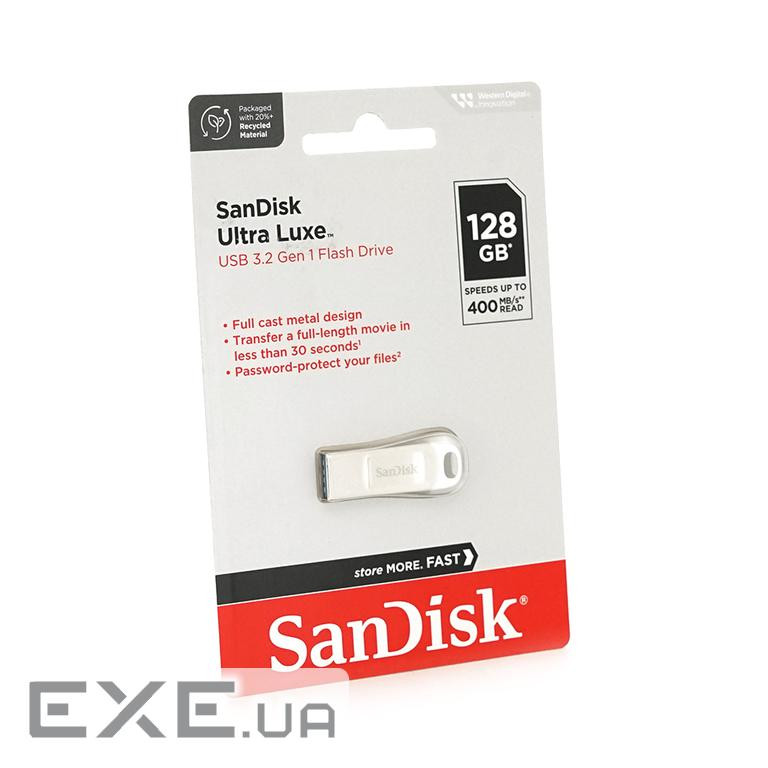 Флеш-накопичувач SanDisk Ultra luxe, USB 3.1, 128GB(150Mb / s), Blister (FN-SanDiskUL / 128) VOLTRON