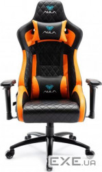 Ігрове крісло AULA F1031 Gaming Chair black+orange (6948391286211)