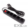 Фільтр живлення СolorWay (CW-PSEA53BK) 5 розеток, 3м , Black