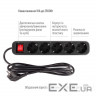 Фільтр живлення СolorWay (CW-PSEA53BK) 5 розеток, 3м , Black
