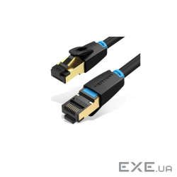Патч корд Vention CAT 8 SFTP Ethernet, 0.5 m, Black (IKABD)