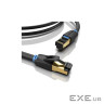 Патч корд Vention CAT 8 SFTP Ethernet, 0.5 m, Black (IKABD)