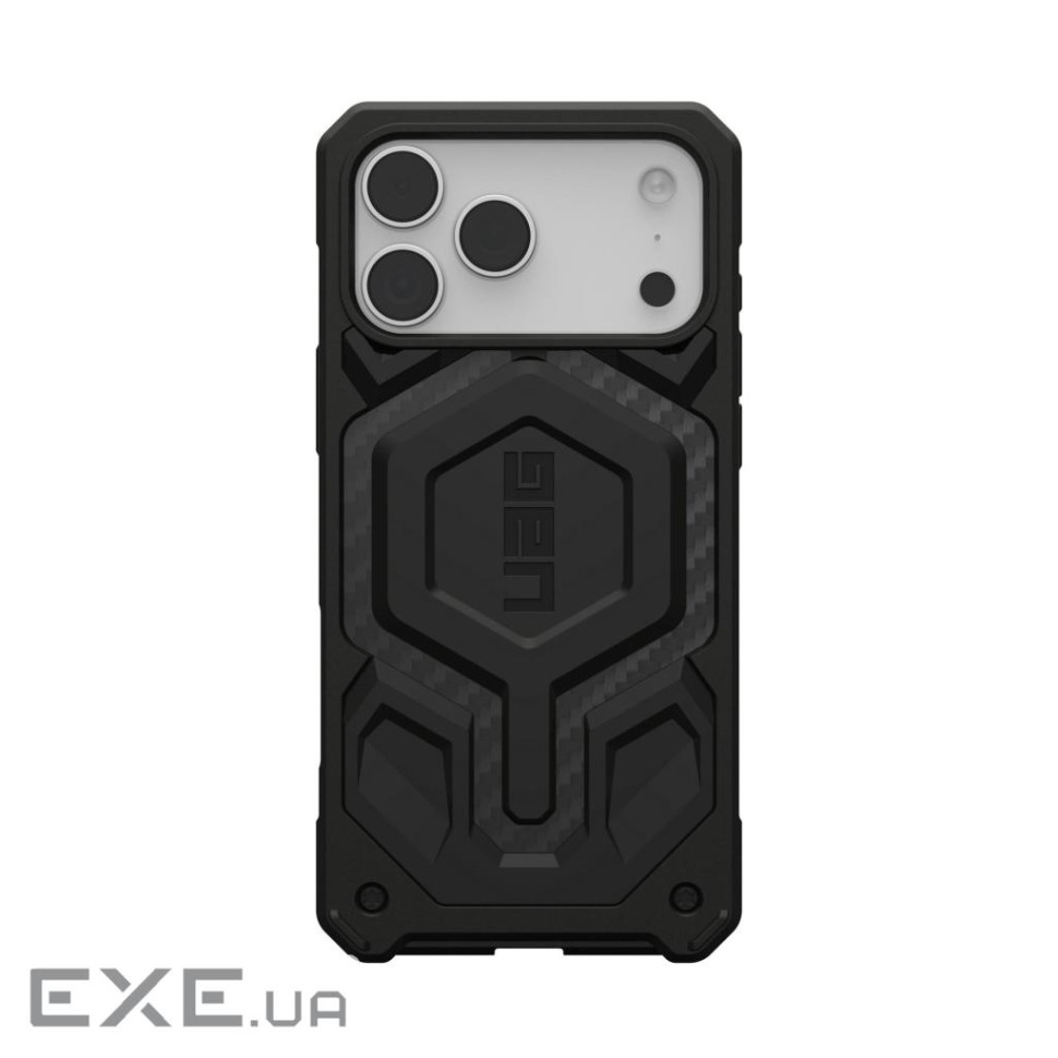 Чохол UAG для iPhone 17 Pro Max, Monarch Pro MagSafe, Carbon Fiber (114514114242)