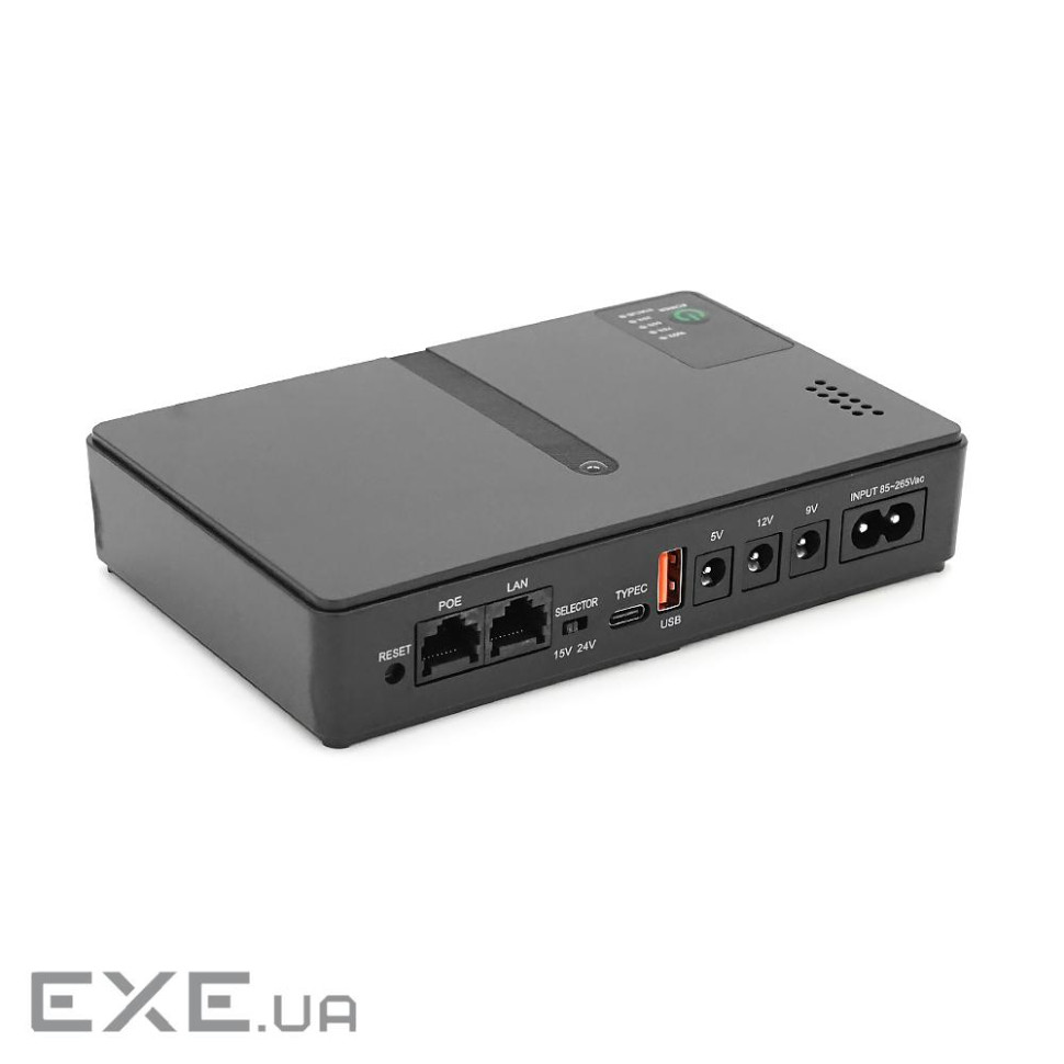 ДБЖ UPS-18W DC1018P YT45949 для роутерів / комутаторів / PON / POE-430, 5 / / 9 / 12V, 1A, 11600MAh(