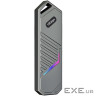 Кишеня Dynamode зовн. для M.2 SSD NVMe ч-з USB3.2 GEN2 Type-C алюміній темно-сіра (DM-CAD-SSD14-N)