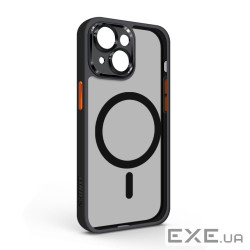 Чохол до мобільного телефона Armorstandart Unit MagSafe SE Apple iPhone 15 Black Orange (ARM75361)