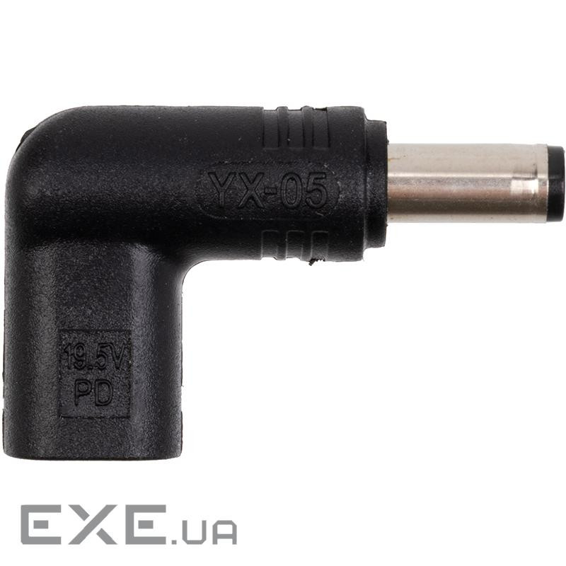 Адаптер PowerPlant USB Type-C на DC 5.5x2.1 мм (CC360567)