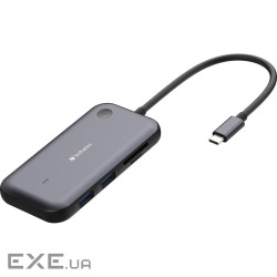 Бездротовий адаптер дисплея Share My Screen Verbatim 1080p USB-C із концентратором WDA-01 (32146) WDA-01 (32146)