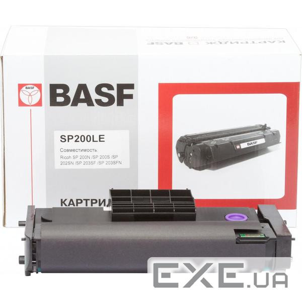 Тонер-картридж BASF Ricoh Aficio SP200S/200SN Type SP 200LE Black 407263 (KT-SP200 (BASF-KT-SP200LE)