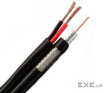 Кабель комбінований OK-NET бухта 305 м Одескабель F5967BVcu+2*0,75 black