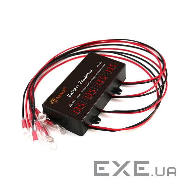Балансир HC02 для акумуляторних батарей AGM, GEL, Li-ion, LiFePo4, 48V, 10A, 4S, LED індик (YT-HC02) (YT-HC02)