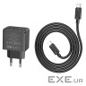 Зарядний пристрій HOCO CS13A Ocean USB-C PD20W + cable USB-C to USB-C Black (6942007603843)