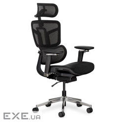 Офісне крісло Mealux S4 Air Black (HF-S4 M/B)