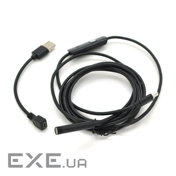 2 в 1 MicroUSB / PC HD ендоскоп, міні камера 7.0 мм, м&apos,який провод, 2м (YT-En-2SW7.0) (YT-En-2SW7.0)