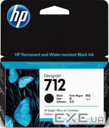 Картридж HP DJ No.712 DesignJet Т230/Т630 Black 38ml (3ED70A)