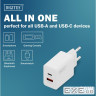 Зарядний пристрій DIGITUS 1хUSB-C, 1хUSB-A, 20W (DA-10300)