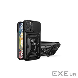 Чохол до мобільного телефона BeCover Military Apple iPhone 15 Pro Max Black (709955)
