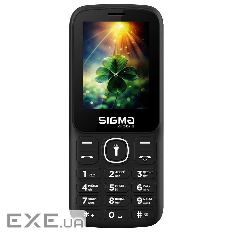 Мобільний телефон Sigma X-style 242 LUCKY Black (4827798792919)