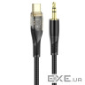 Аудіокабель HOCO UPA25 Transparent Discovery Edition Digital audio conversion cable (6931474791177)