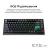 Клавіатура бездротова Keychron Q1 Ultra Keychron Red Switch Black RGB (Q1U-M1-UA)