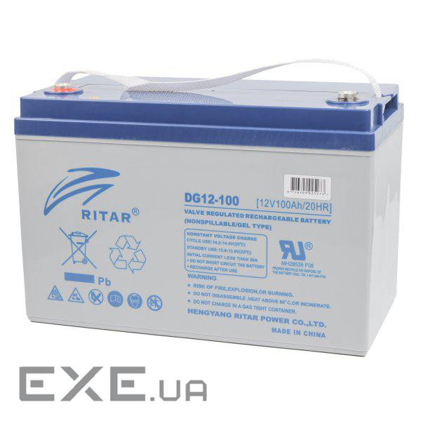 Акумуляторна батарея RITAR DG12-100 (12В, 100Ач)