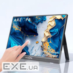 Монітор 15.6" Arzopa A1T Touch Screen, Black, WLED, IPS, 1920x1080, 16:9, 5 мс, 60 Гц, 350 кд/м2,