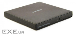 Зовнішній привід DVD+-RW GEMBIRD DVD-USB-04 USB2.0 Black