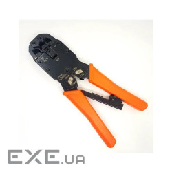 Інструмент Kingda RJ-45/RJ-12 з трещіткою (KD-T2008R)