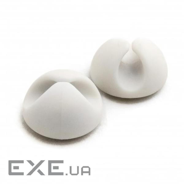 Держатель для кабелю EXTRADIGITAL Cable Clips, white * 6 (KBC1664)
